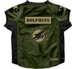 Littlearth NFL Valor Stretch Jersey for Dogs & Cats, Miami Dolphins, Big Dog