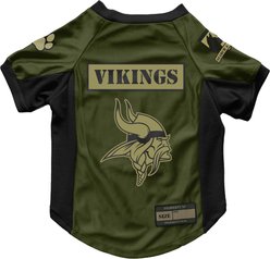 Littlearth NFL Valor Stretch Jersey for Dogs & Cats, Minnesota Vikings, X-Large