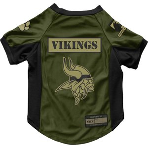 Littlearth NFL Valor Stretch Jersey for Dogs & Cats, Minnesota Vikings, X-Small