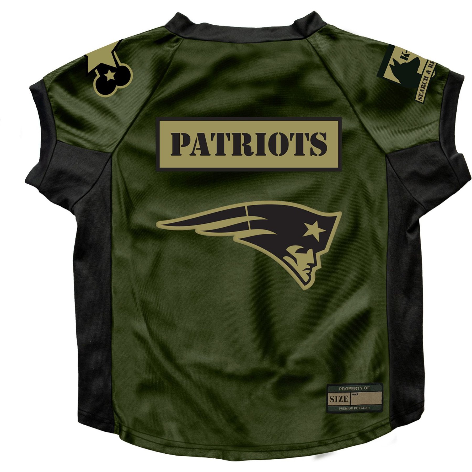 Littlearth NFL Valor Stretch Jersey for Dogs & Cats, New England Patriots, Big Dog