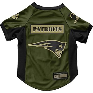 Littlearth NFL Valor Stretch Jersey for Dogs & Cats, New England Patriots, Small