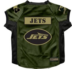 Littlearth NFL Valor Stretch Jersey for Dogs & Cats, New York Jets, Big Dog