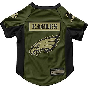 Littlearth NFL Valor Stretch Jersey for Dogs & Cats, Philadelphia Eagles, Large
