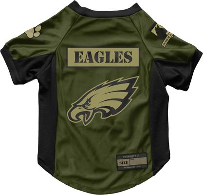 Show full view: Littlearth NFL Valor Stretch Jersey for Dogs & Cats, Philadelphia Eagles, X-Small slide 1 of 8