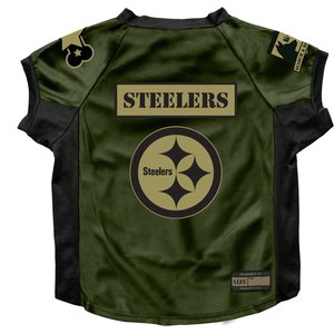 Littlearth NFL Valor Stretch Jersey for Dogs & Cats, Pittsburgh Steelers, Big Dog