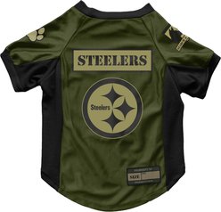 Littlearth NFL Valor Stretch Jersey for Dogs & Cats, Pittsburgh Steelers, Large