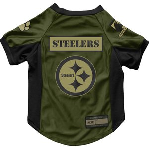 Littlearth NFL Valor Stretch Jersey for Dogs & Cats, Pittsburgh Steelers, Small