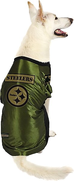 Show full view: Littlearth NFL Valor Stretch Jersey for Dogs & Cats, Pittsburgh Steelers, Small slide 3 of 8