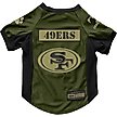 Show in main carousel: Littlearth NFL Valor Stretch Jersey for Dogs & Cats, San Francisco 49ers, Small slide 1 of 8
