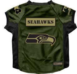 Littlearth NFL Valor Stretch Jersey for Dogs & Cats, Seattle Seahawks, Big Dog