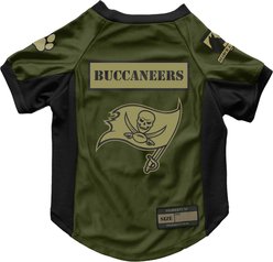 Littlearth NFL Valor Stretch Jersey for Dogs & Cats, Tampa Bay Buccaneers, Medium