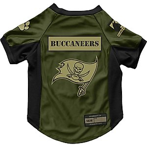 Littlearth NFL Valor Stretch Jersey for Dogs & Cats, Tampa Bay Buccaneers, Medium