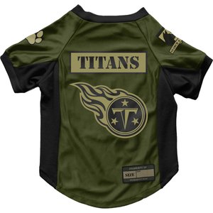 Littlearth NFL Valor Stretch Jersey for Dogs & Cats, Tennessee Titans, Medium