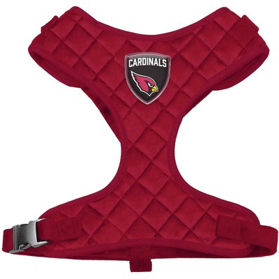 Littlearth Littlearth NFL Velvet Dog Harness, Arizona Cardinals, X-Large