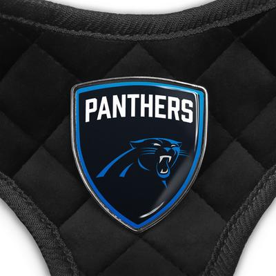 Show full view: Littlearth NFL Velvet Dog Harness, Carolina Panthers, Large slide 4 of 7