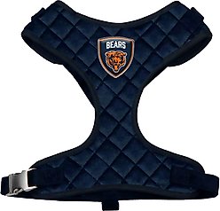 Littlearth NFL Velvet Dog Harness, Chicago Bears, Medium