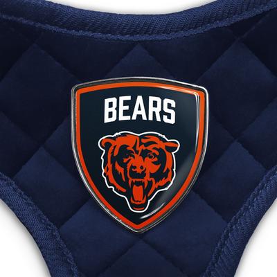 Show full view: Littlearth NFL Velvet Dog Harness, Chicago Bears, Small slide 4 of 7