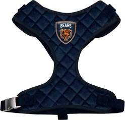 Littlearth NFL Velvet Dog Harness, Chicago Bears, X-Large