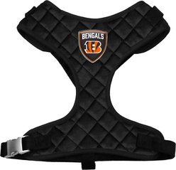 Littlearth NFL Velvet Dog Harness, Cincinnati Bengals, Large