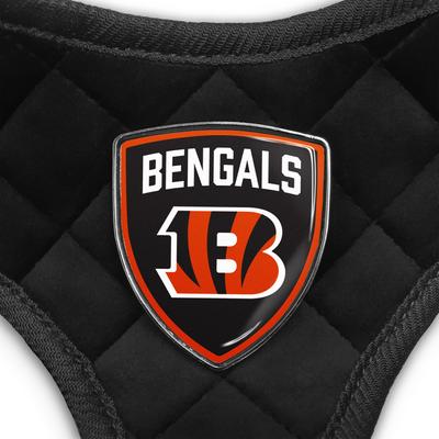 Show full view: Littlearth NFL Velvet Dog Harness, Cincinnati Bengals, Large slide 5 of 8