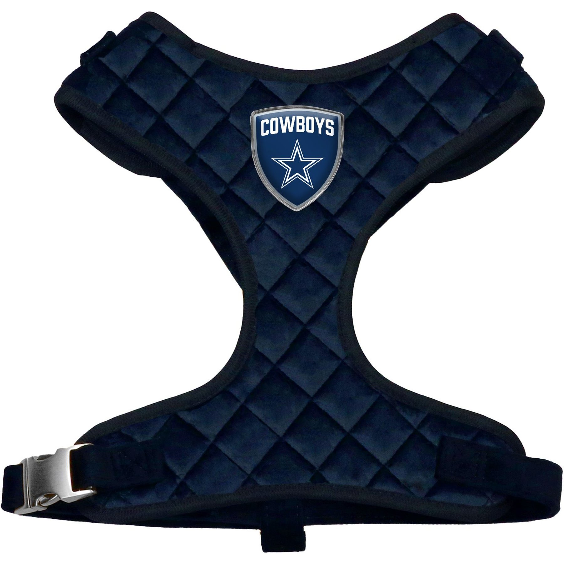 Littlearth NFL Velvet Dog Harness, Dallas Cowboys, Medium