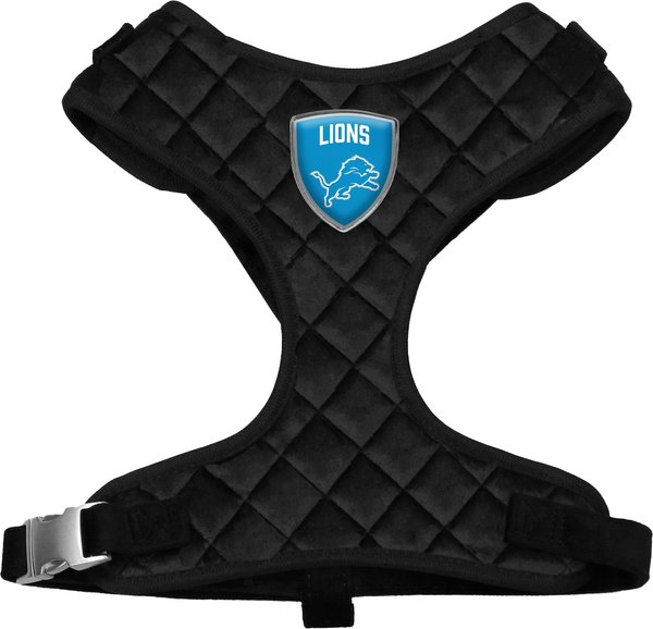 Show full view: Littlearth NFL Velvet Dog Harness, Detroit Lions, X-Small slide 1 of 7