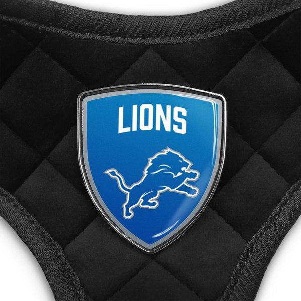 Show full view: Littlearth NFL Velvet Dog Harness, Detroit Lions, X-Small slide 4 of 7