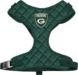 Littlearth NFL Velvet Dog Harness, Green Bay Packers, Small slide 2 of 6