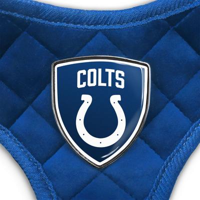 Show full view: Littlearth NFL Velvet Dog Harness, Indianapolis Colts, Large slide 4 of 7