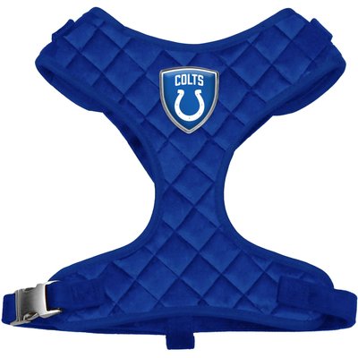 Littlearth Littlearth NFL Velvet Dog Harness, Indianapolis Colts, Medium