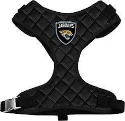 Littlearth NFL Velvet Dog Harness, Jacksonville Jaguars, Medium