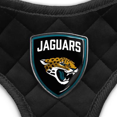 Show full view: Littlearth NFL Velvet Dog Harness, Jacksonville Jaguars, Medium slide 4 of 7
