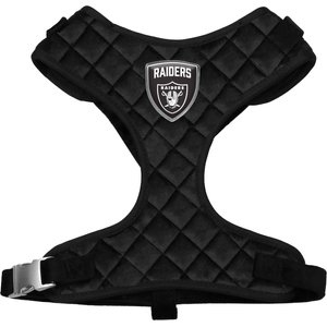 Littlearth NFL Velvet Dog Harness, Las Vegas Raiders, Large