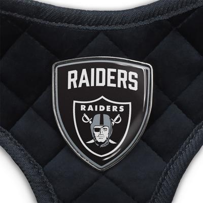 Show full view: Littlearth NFL Velvet Dog Harness, Las Vegas Raiders, Small slide 3 of 6