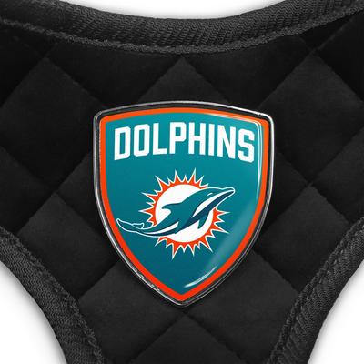Show full view: Littlearth NFL Velvet Dog Harness, Miami Dolphins, Large slide 4 of 7