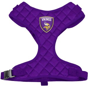 Littlearth NFL Velvet Dog Harness, Minnesota Vikings, X-Large