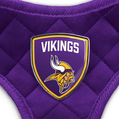 Show full view: Littlearth NFL Velvet Dog Harness, Minnesota Vikings, X-Large slide 4 of 7