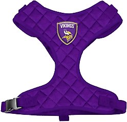 Littlearth NFL Velvet Dog Harness, Minnesota Vikings, X-Small