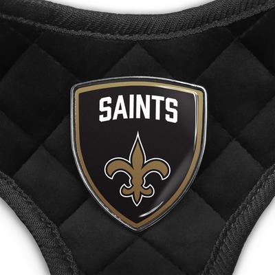 Show full view: Littlearth NFL Velvet Dog Harness, New Orleans Saints, Small slide 4 of 7