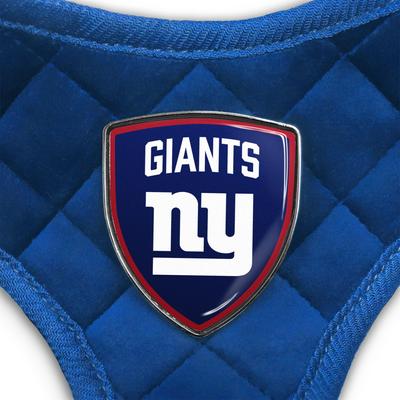 Show full view: Littlearth NFL Velvet Dog Harness, New York Giants, Medium slide 5 of 8