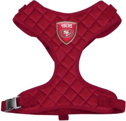 Littlearth NFL Velvet Dog Harness, San Francisco 49ers, Small