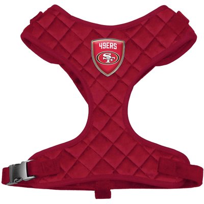 Littlearth Littlearth NFL Velvet Dog Harness, San Francisco 49ers, X-Large