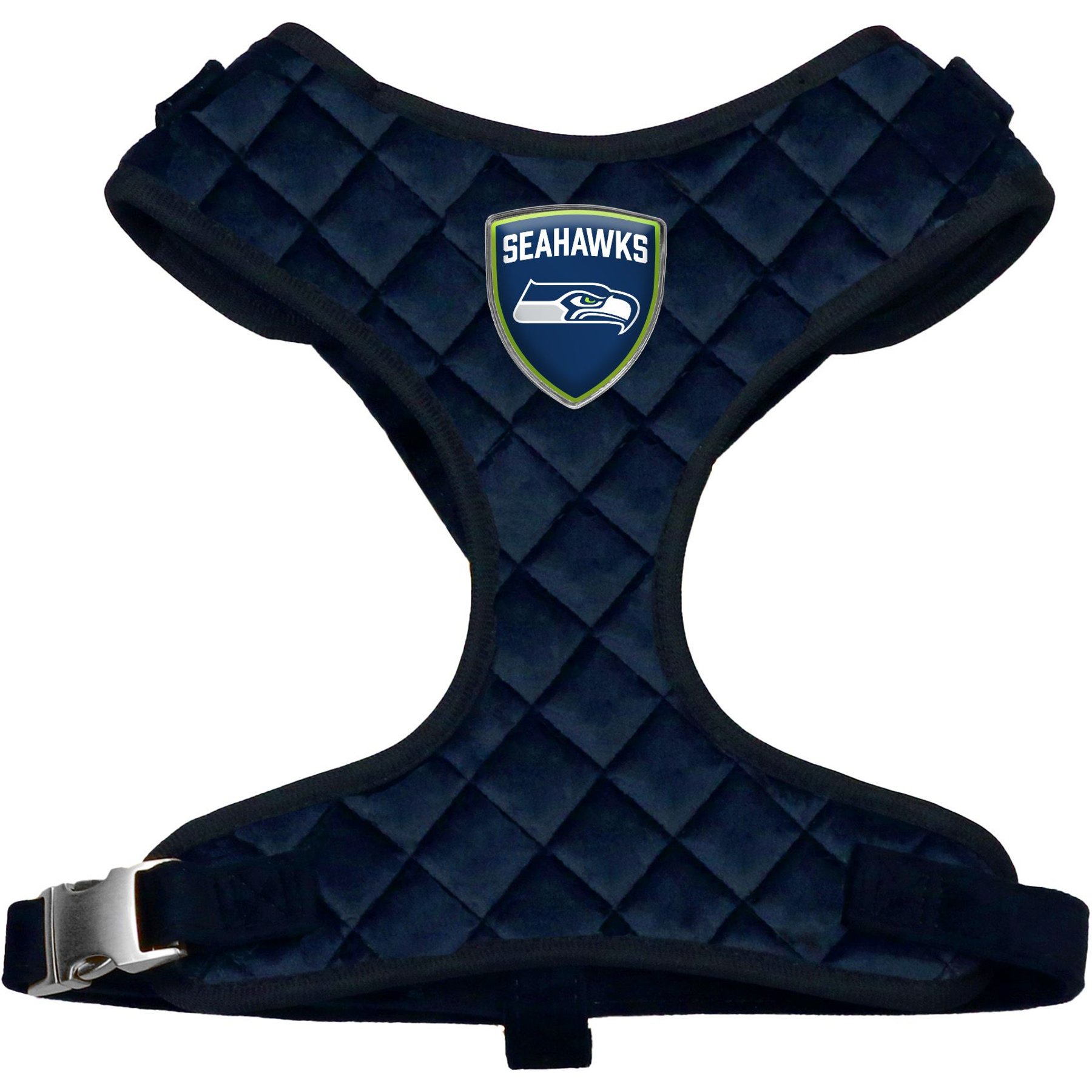 Littlearth NFL Velvet Dog Harness, Seattle Seahawks, X-Small