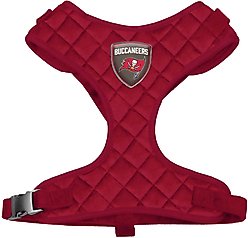 Littlearth NFL Velvet Dog Harness, Tampa Bay Buccaneers, Large