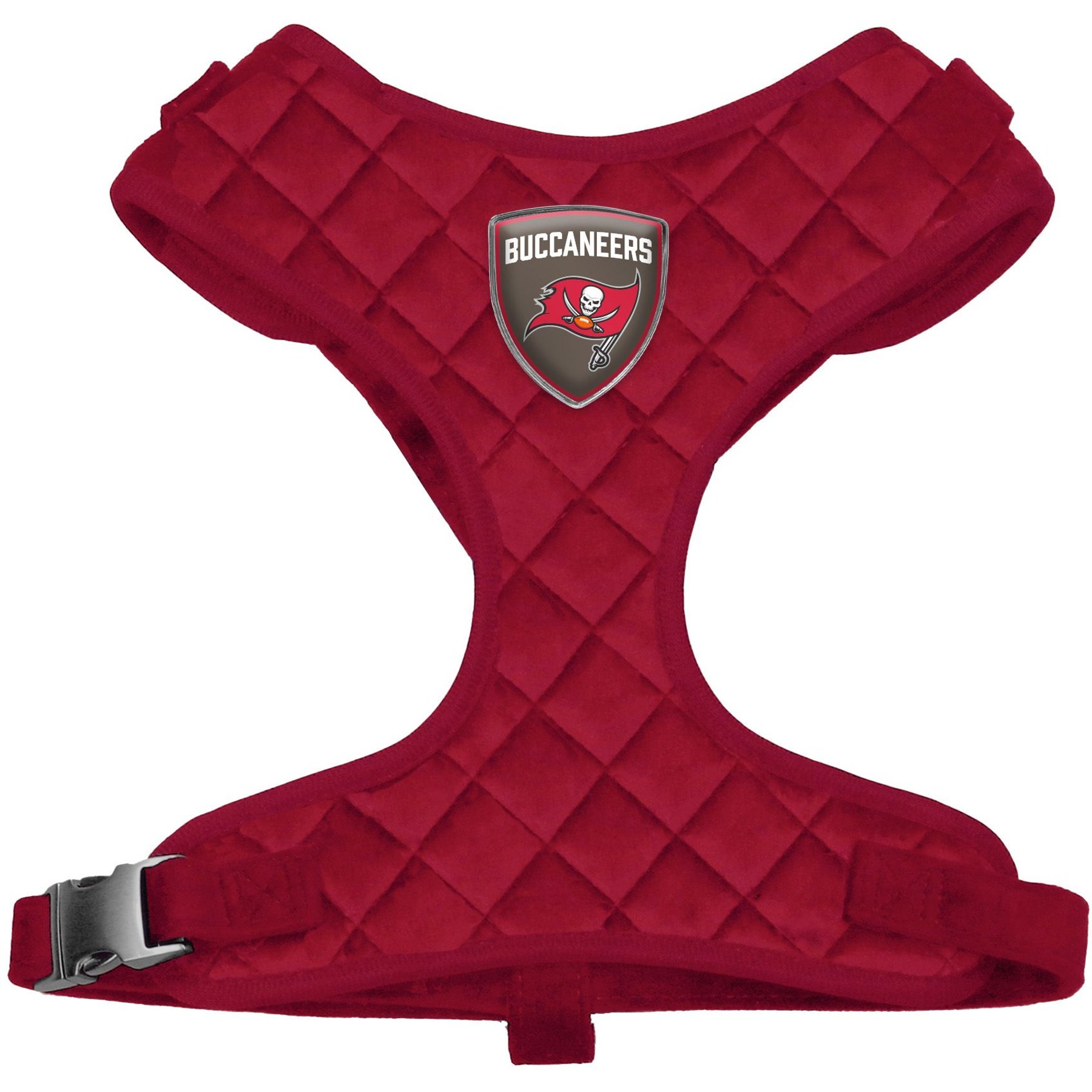 Littlearth NFL Velvet Dog Harness, Tampa Bay Buccaneers, X-Small