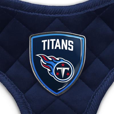 Show full view: Littlearth NFL Velvet Dog Harness, Tennessee Titans, Medium slide 5 of 8