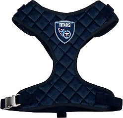 Littlearth NFL Velvet Dog Harness, Tennessee Titans, Small