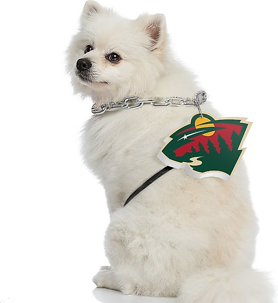 Show full view: Littlearth NHL Fan Chain for Dogs & Cats, Minnesota Wild slide 3 of 3