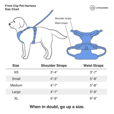 Show full view: Littlearth NHL Front Clip Dog Harness, Chicago Blackhawks, X-Large slide 5 of 5