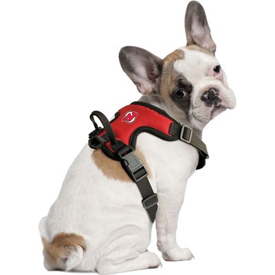 Littlearth Littlearth NHL Front Clip Dog Harness, New Jersey Devils, Small